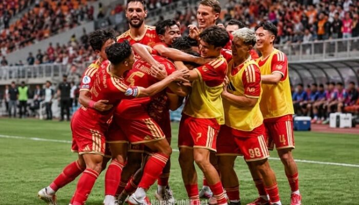 Sempat Tertinggal, Persija Jakarta Comeback Dramatis Atasi Persik Kediri