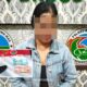Simpan 10 Butir Ekstasi di Kaus Kaki, Wanita di Gunung Mas Diringkus Polisi. (Humas Polres Gunung Mas)