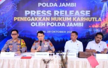 Usut 19 Kasus Karhutla, Polda Jambi Tetapkan 16 Orang Sebagai Tersangka