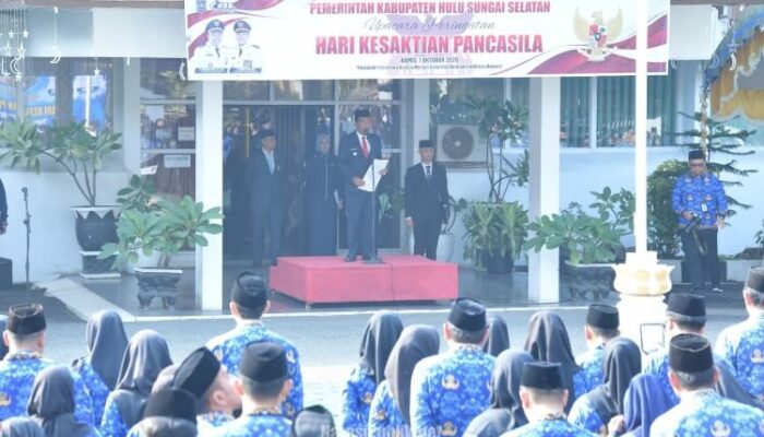 Peringati Hari Kesaktian Pancasila 2026, Bupati HSS Ajak Perkuat Sinergi Pembangunan