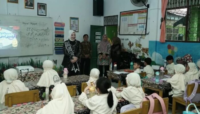 Edukasi Siswa SDN 1 Kandangan Kota, Bunda PAUD HSS Gaungkan 7 Kebiasaan Anak Hebat