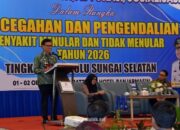 Tutup Rakor Kesehatan, Wabup HSS Dorong Pencegahan Penyakit Sejak Dini