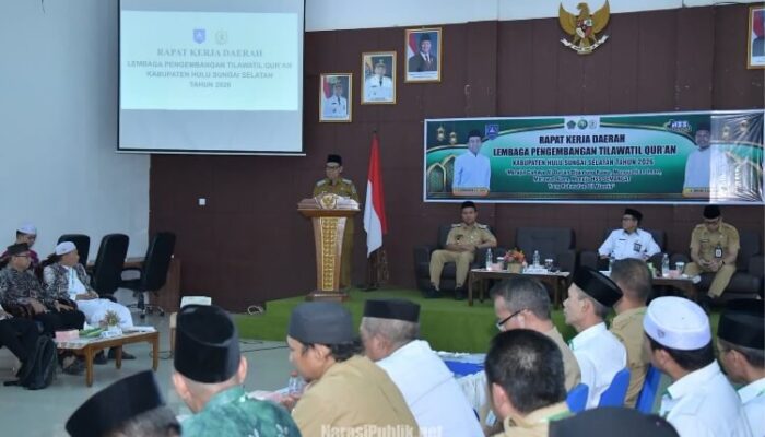 Buka Rakerda LPTQ 2026, Wabup HSS Tekankan Pembinaan Generasi Qur’ani
