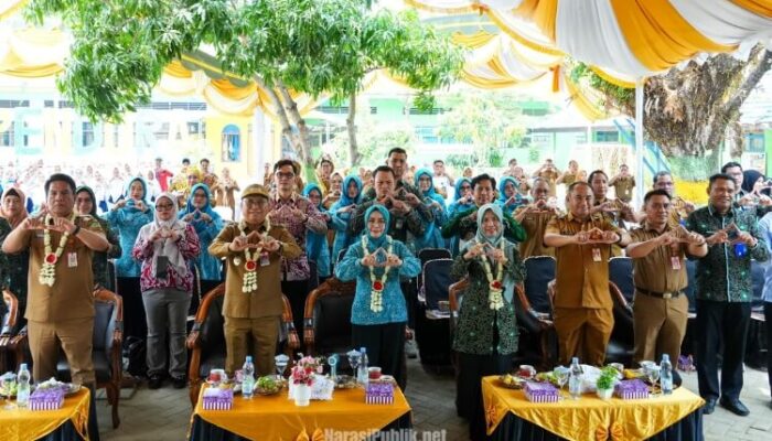 Wakil Bupati Tapin Sambut Kedatangan Tim Penilai Sekolah Sehat Provinsi Kalsel