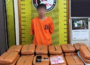 Nekat Bawa 20 Kg Ganja, Kurir Narkoba Diringkus Polres Padangsidimpuan