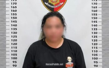 Miliki 50 Gram Sabu, Wanita berinisial M (33) di Tanah Bumbu Dibekuk Polsek Kusan Hilir. (Dok: Istimewa)