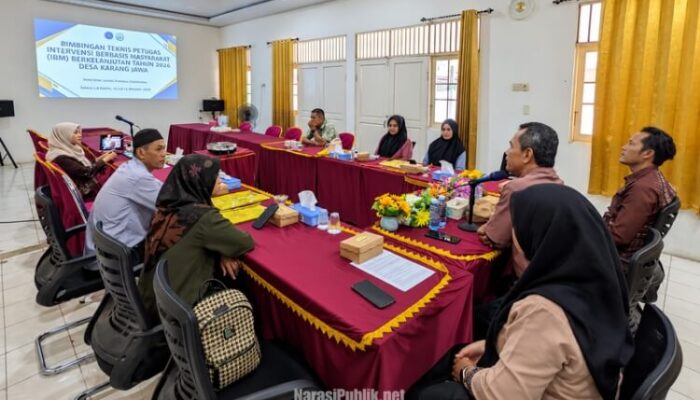 Gelar Pelatihan Mitra P4GN, BNNK HSS Gembleng Agen Pemulihan Desa Karang Jawa