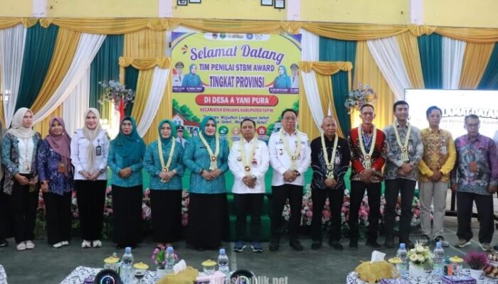 Verifikasi STBM Award di Desa A Yani Pura, Bupati Tapin Dorong Kesadaran Kesehatan Lingkungan
