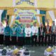 Bupati Tapin H Yamani dan Wakil Bupati H Juanda menyambut kedatangan Tim Penilai STBM Award Provinsi Kalsel di Desa A Yani Pura, Kecamatan Binuang. (Dok: Istimewa)