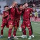 Pemain Java United FC melakukan selebrasi usai mencetak gol ke gawang Bali United. (Dok: Java United FC)