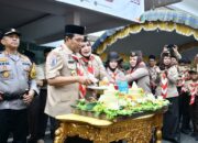 Peringati Hari Pramuka Ke-65, Bupati Syafrudin Noor Resmi Buka LT III Kwarcab HSS