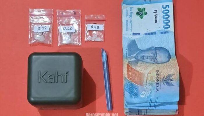 Polsek Banjarmasin Barat Ringkus Pria Pemilik Sabu di Kuin Selatan