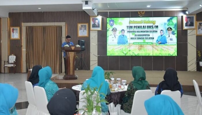 Sambut Tim UKS-M Kalsel, Wabup Suriani Optimis Sekolah Wakil HSS Raih Prestasi