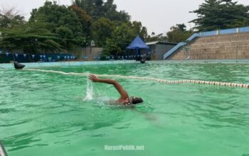 Kejurprov Renang Perairan Terbuka 2026 yang digelar Pengprov Akuatik Kalsel di Kolam Renang GOR Hasanudin HM, Banjarmasin. (Dok: Istimewa)