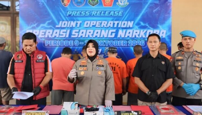 Polres Kapuas Sita 266,47 gram Sabu Selama Operasi Sarang Narkoba