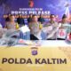 Polda Kaltim menggelar Press Release Penegakkan Hukum Karhutla. (Dok: Humas Polda Kaltim)