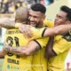 Pemain Barito Putera merayakan selebrasi usai mencetak gol ke gawang Persis Solo di Stadion 17 Mei Banjarmasin. (Dok: Istimewa)